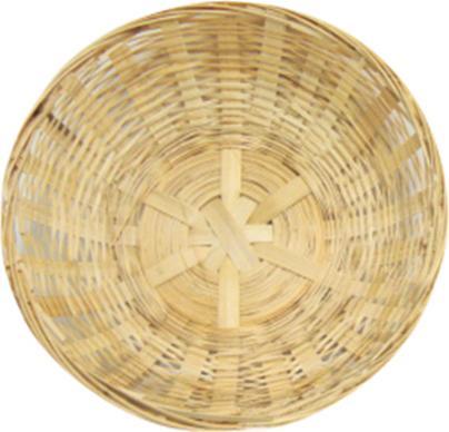 Actual product image Braun Easter basket bamboo nature (1x)