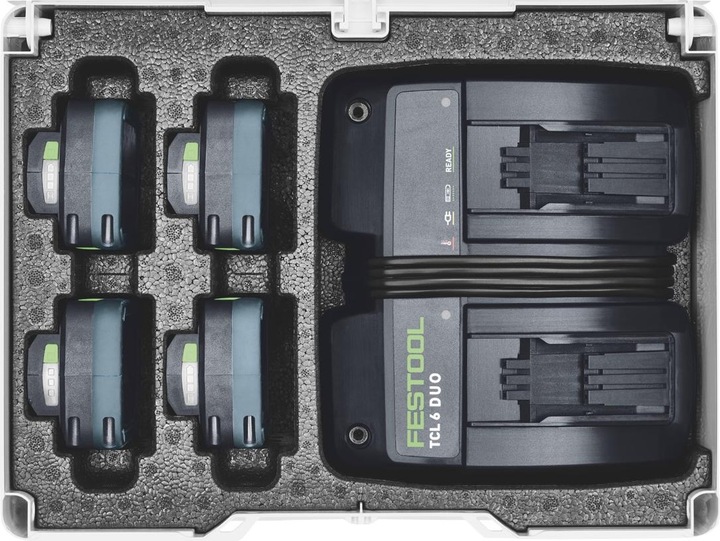 Produktbild Festool Energie-Set SYS 18V 4x4,0/TCL 6 DUO (18 V)