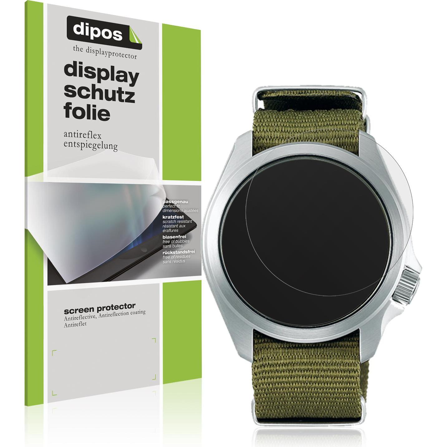 Dipos Schutzfolie Matt für Seiko 5 Sports SBSA055, Smartwatch Schutzfolie, Transparent