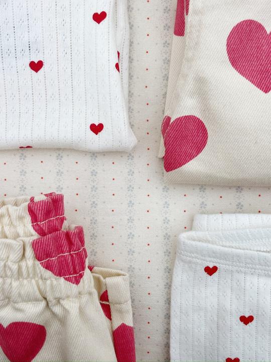 Actual product image Konges Slojd Minnie Leggings Amour Rouge (110)