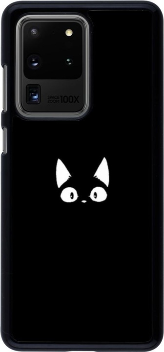 Immagine prodotto PhoneLook Copertina Gatto divertente su nero (Samsung Galaxy S20 Ultra)
