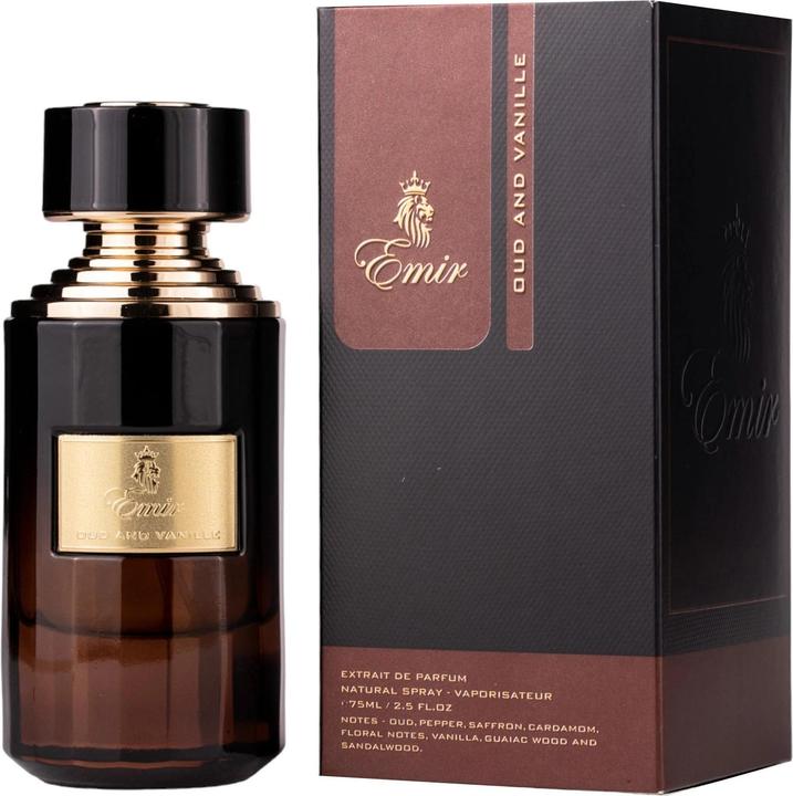 Actual product image Emir Oud And Vanille Eau De Parfum 75ml (Eau de parfum, 75 ml)