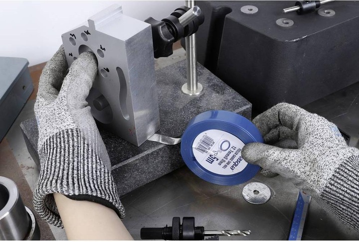 Actual product image Dasqua 1803-4120 Feeler gauge tape made of alloy steel Thickness: 0.15 mm (500 cm)