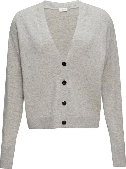 Produktbild s.Oliver Strickjacke Strickjacke aus Kaschmirmix (36)