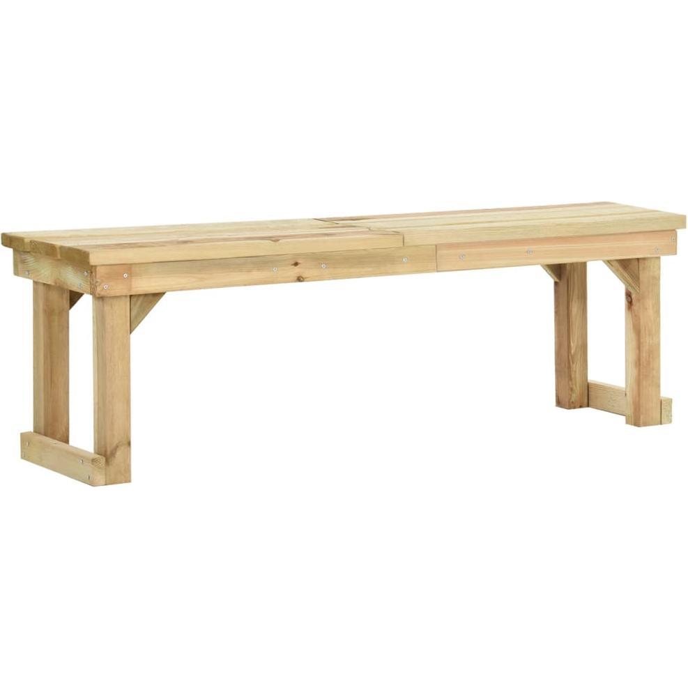 VidaXL, Gartenbank, Gartenbank 140 cm Imprägniertes Kiefernholz
