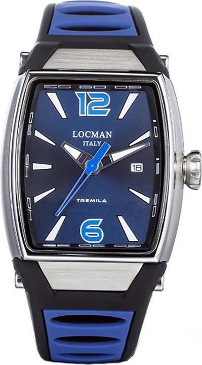 Produktbild Locman Italy Herrenuhr Tremila blau Ref. 0552A (Analoguhr, 50 mm)