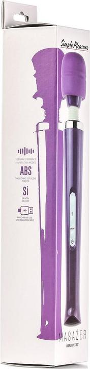 Actual product image Simply Pleasure Magic Wand Ball Massagegerät USB wiederaufladbar Lila