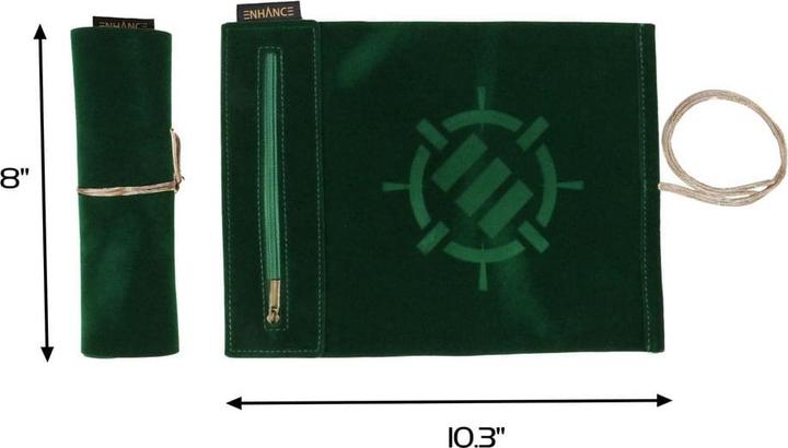 Immagine prodotto Enhance Tabletop Roll on a Scroll Würfeltasche mit Würfel Grün