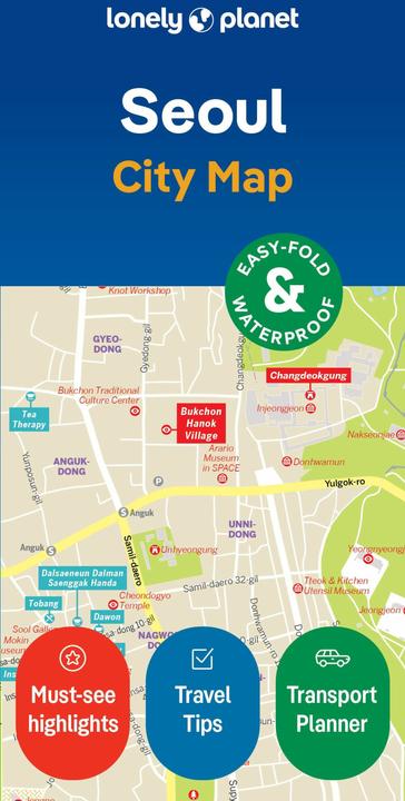 Actual product image Seoul City Map