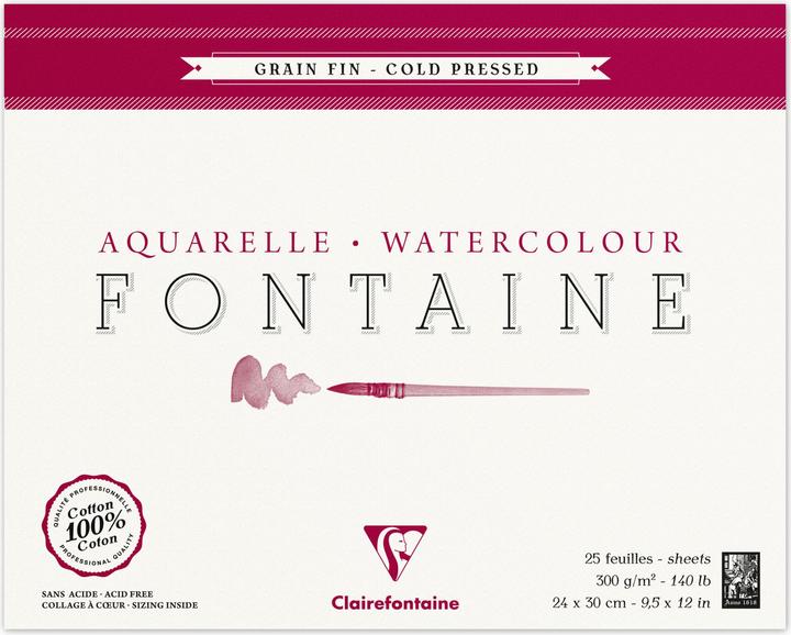 Image du produit Clairefontaine Techniques humides (300 g/m², 80 x)