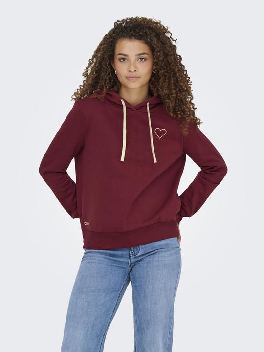 Actual product image Only Onlnoli L/S Heart Hood Swt Noos (XS)