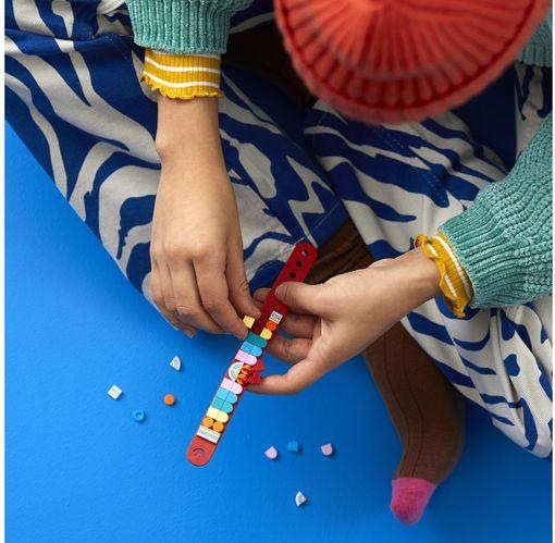 Produktbild LEGO Regenbogen Armband mit Anhängern (41953, LEGO Dots)