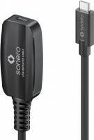 Actual product image Purelink sonero USB 3.2 Gen1x1 Active extension - C/C - black - 5.00m (5 m, USB 3.2 Gen 1)