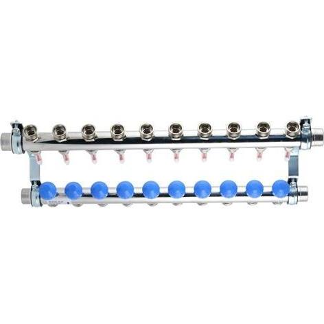 Watts Manifold 10 kredse m/flowmeter, Zubehör Heizen