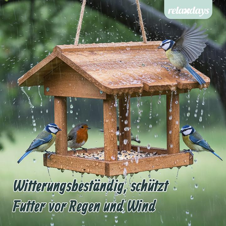 Actual product image Relaxdays birdfeeder