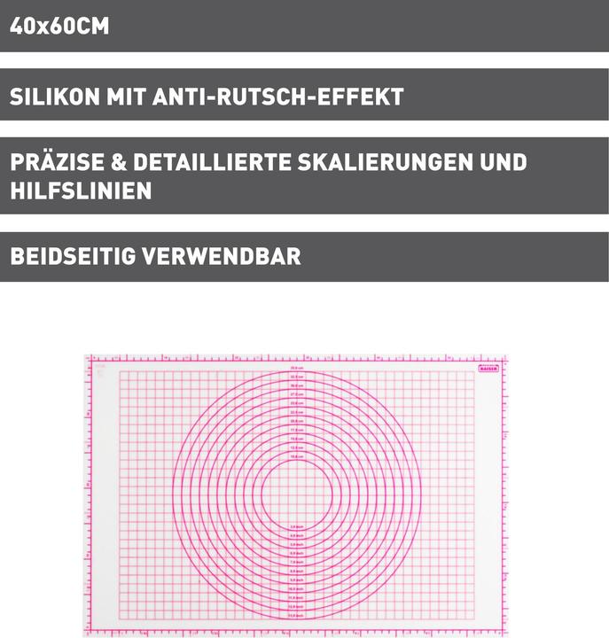 Produktbild Kaiser Fondont Ausrollmatte (60 x 40 cm)