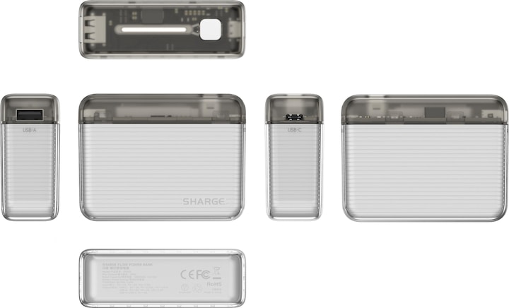 Actual product image Sharge Flow (10000 mAh, 20 W, 37 Wh)