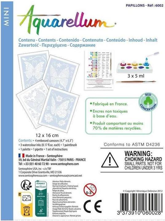 Produktbild Sentosphere Aquarell-Mini-Schmetterlinge