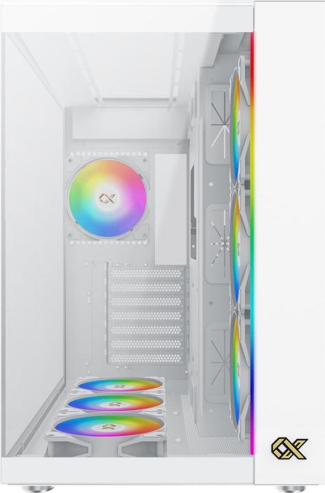 Actual product image Xigmatek Boitier Moyen Tour E-ATX Aqua Ultra RGB avec panneaux vitrés (Blanc) (ATX, E-ATX, mATX, Mini-ITX)