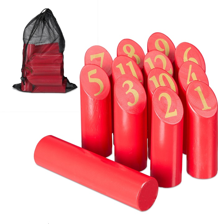 Actual product image Relaxdays Kubb game (1 x, 50 mm)