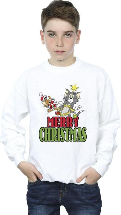 Produktbild Tom & Jerry Merry Christmas Baubles Sweatshirt Jungen (140, 146)