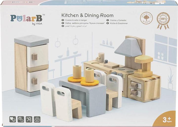 Actual product image Viga Toys Doll's house furniture set for the kitchen, Viga PolarB
