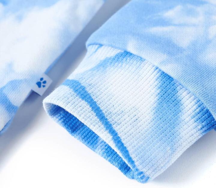 Immagine prodotto vidaXL Felpa da bambino azzurro 128,Materiale: 85% cotone. 15 (128)