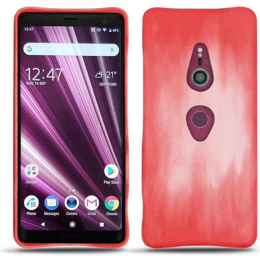 Noreve Lederschutzhülle (Sony Xperia XZ3), Smartphone Hülle, Rosa