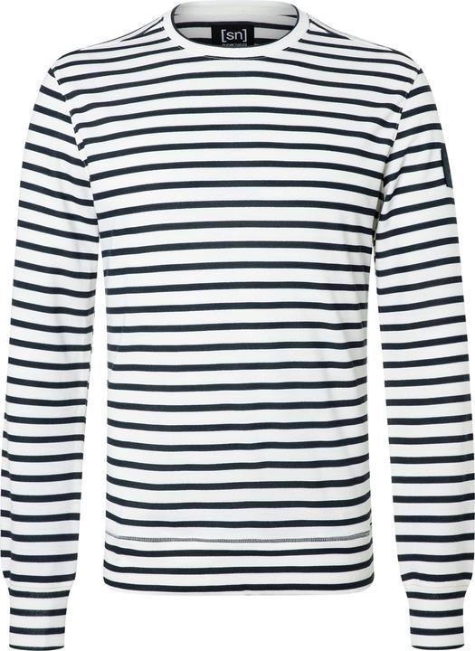 Actual product image Super Natural Solution Stripe Bio Crew (M)