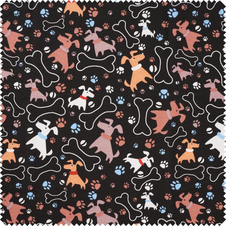 Immagine prodotto VBS Dekostoff Leinenoptik "Dogs", 140 cm breit, Meterware