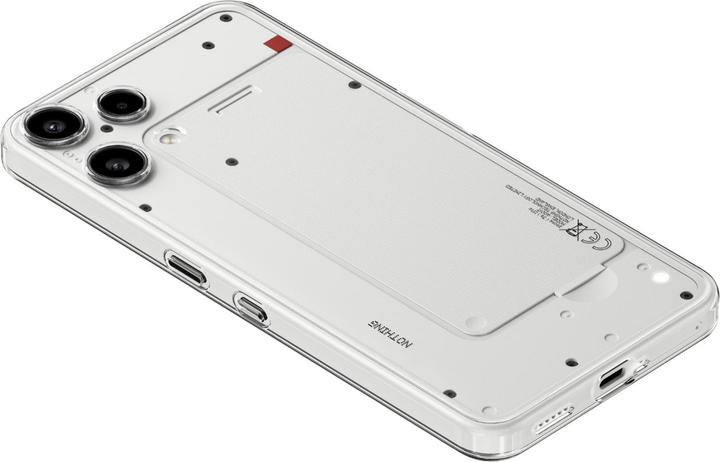 Actual product image Nothing Phone (3a) Lite (128 GB, Weiss, 6.67", 50 MP, 5G (128 GB, White, White, 6.77", Dual SIM, 5G)