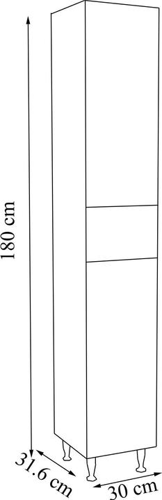Actual product image VCM Silora (30 x 32 x 180 cm)