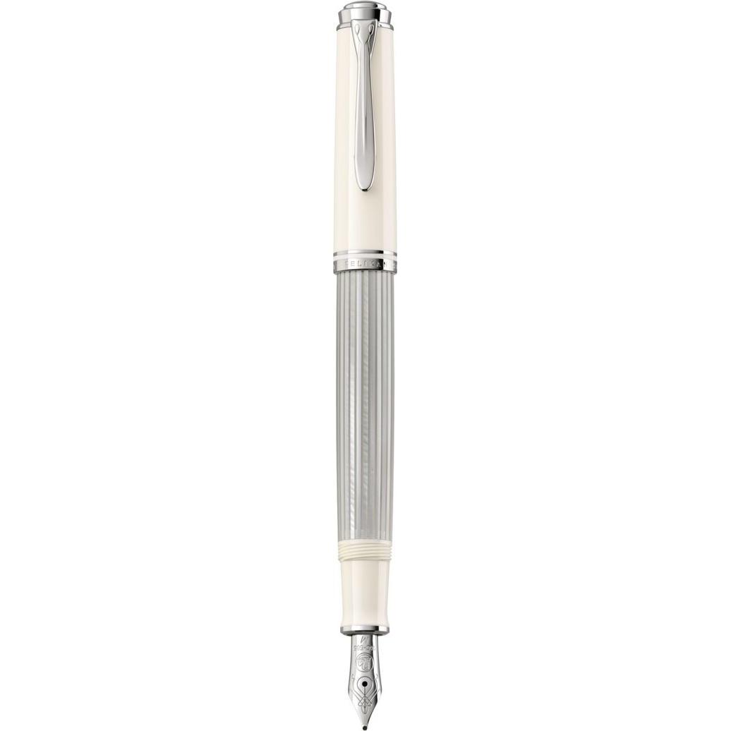 Thumbnail - Pelikan, Schreibstifte, Füllhalter M405 Silber-Weiss EF Etui (Silber-Weiss, 1 x)