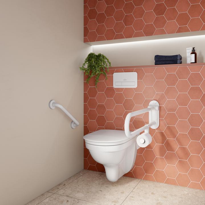Immagine prodotto Villeroy & Boch Sedile WC ViCare ViCare, con meccanismo di chiusura morbida e sedile rimovibile AntiBac