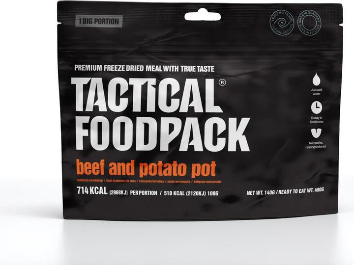 Immagine prodotto Tactical Foodpack Pentola di manzo e patate (140 g)