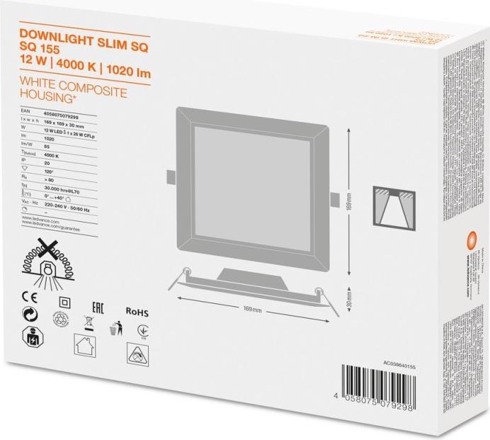 Actual product image Ledvance LED downlight (1020 lm)