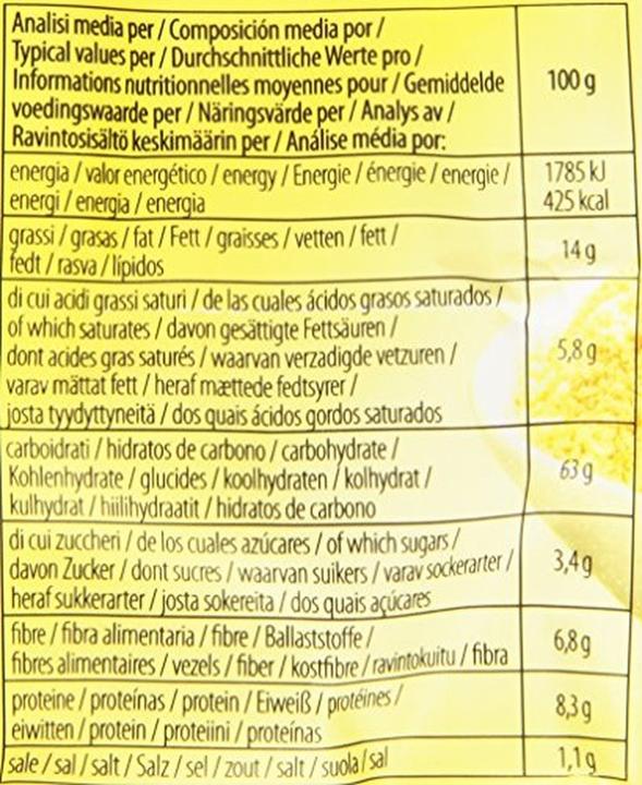 Nährwerte und Zutaten Schär Paniermehl (300 g, 1 Stk.)