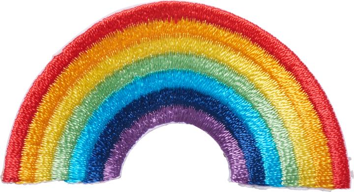 Image du produit BeaLena Application de repassage "Arc-en-ciel (1 pcs, 6 x 3 cm)