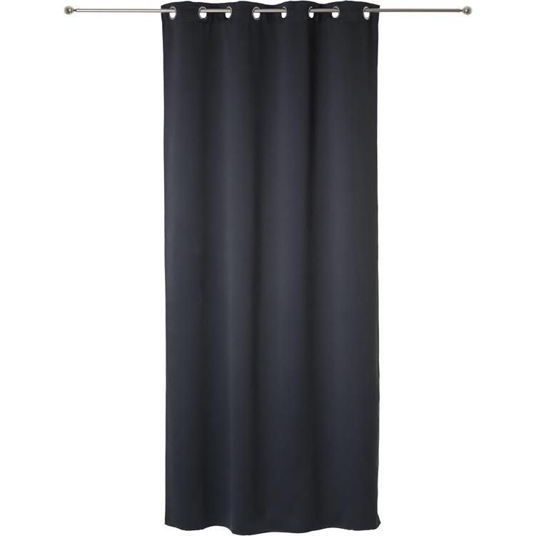 Atmosphera, Vorhang, BLACKOUT DARK GREY CURTAIN 140X260 N (140 x 260 cm)