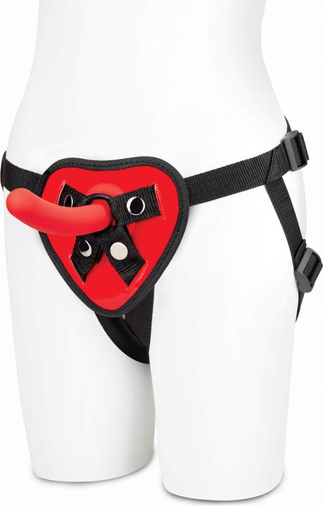 Produktbild Lux Fetish Red Heart Strap-on Set