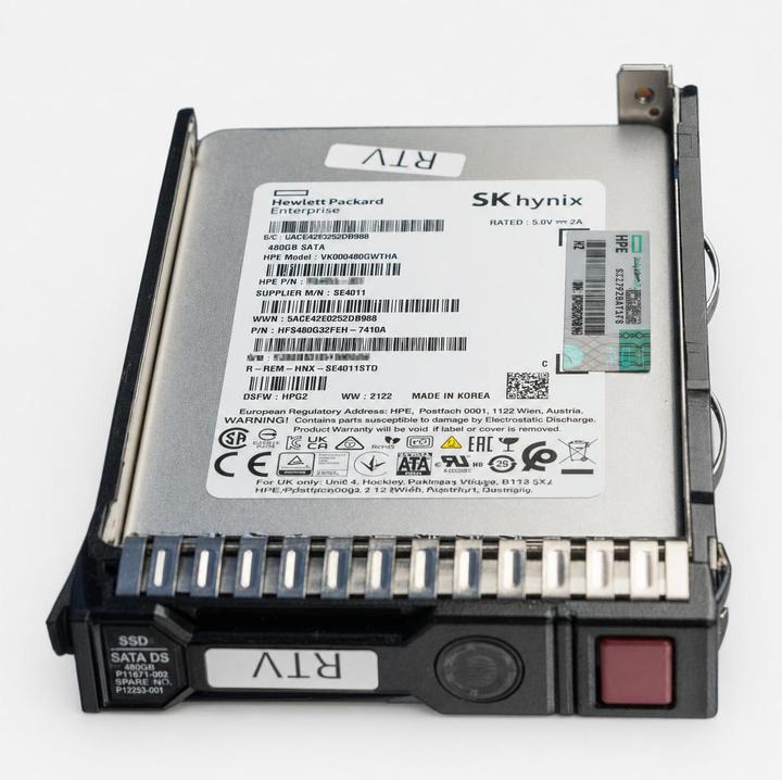 Actual product image HPE SPS-DRV SSD 1.92TB SFF SATA SC MU (1920 GB, 2.5")