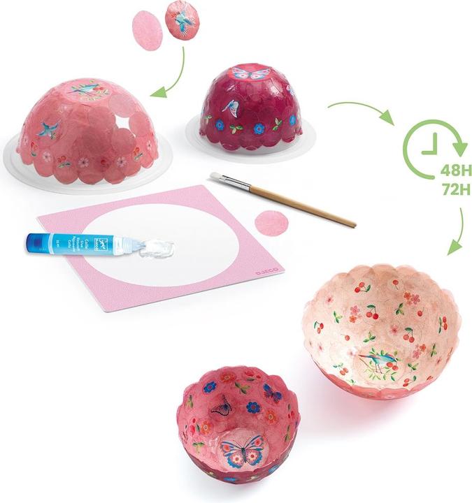 Actual product image Djeco Cardboard trays In the air