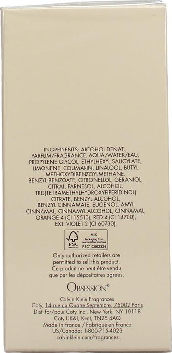 Produktbild Calvin Klein Obsession (Eau de Parfum, 100 ml)