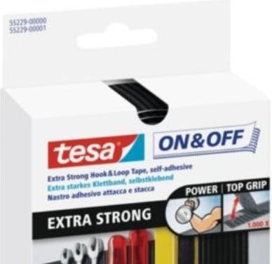 Immagine prodotto tesa Nastro con gancio e anello On&Off, strisce autoadesive con gancio e anello (50 mm)
