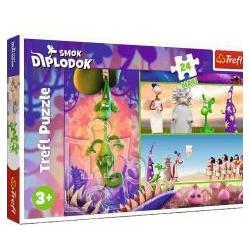 Trefl Maxi Puzzle - Neugieriger Diplodocus (24 Teile)