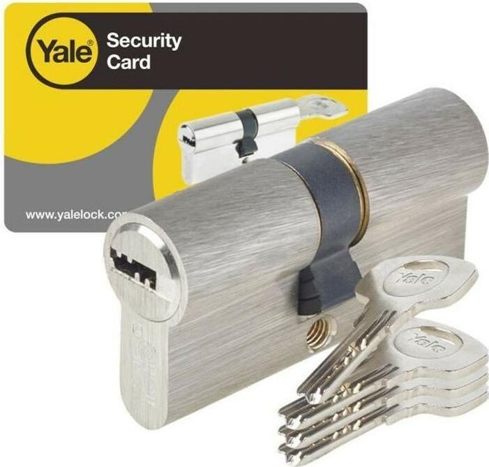 Actual product image Yale Schloss Yc1000 Db 40X45 Ni Messing (Mortise lock)
