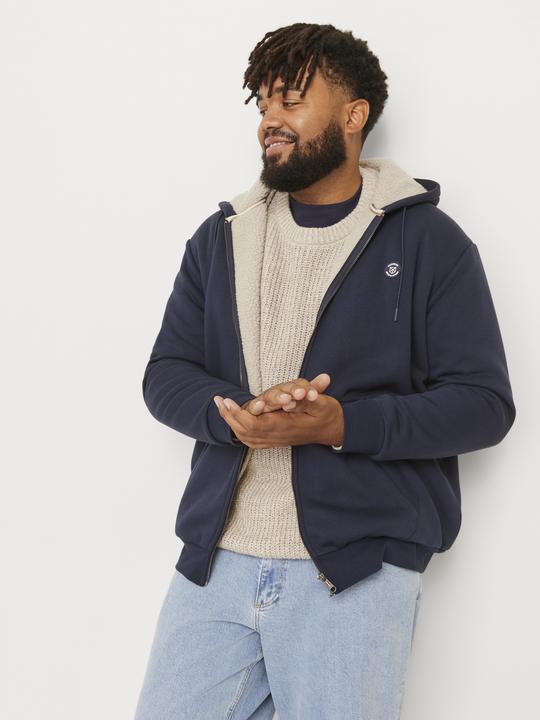 Produktbild Jack & Jones Plus Einfarbig Kapuzenjacke Kapuzenjacke (6XL)