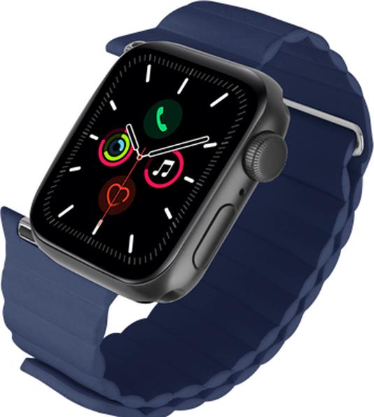 Actual product image Just in Case Leder-Armband MagFit Leather Navy (PU leather)