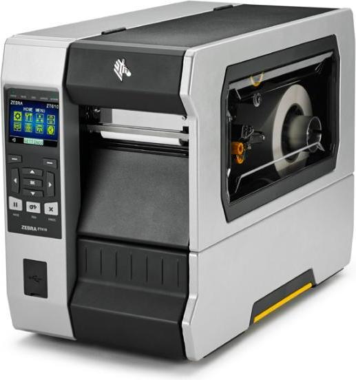 Produktbild Zebra ZT610 (300dpi), Peeler, Rewind, Disp., ZPL, ZPLII, USB, RS232, BT, Ethernet (300 dpi)