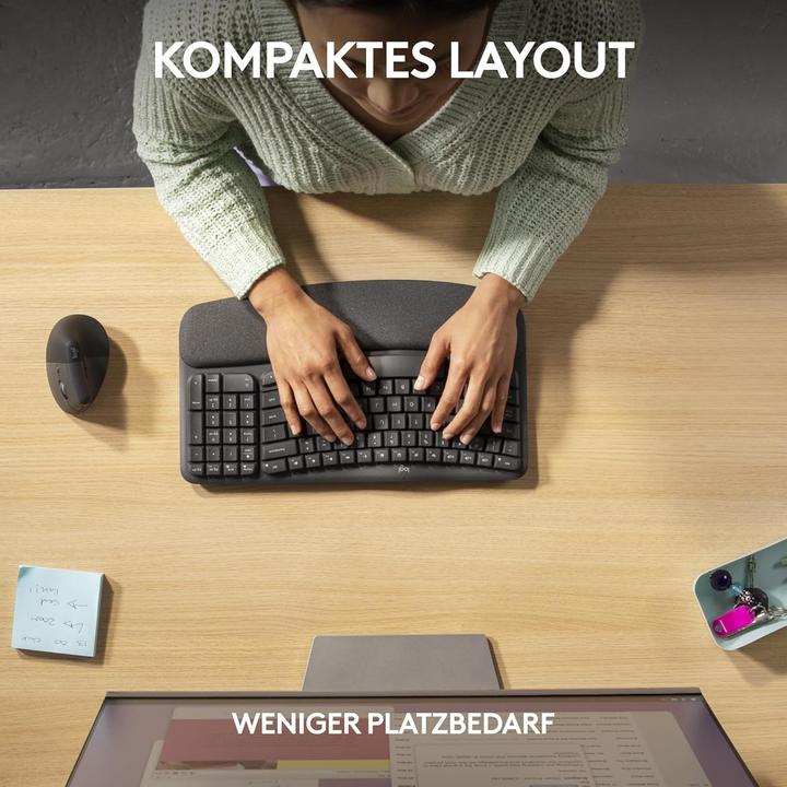 Actual product image Logitech Wave Keys for Business (Germany, Wireless)